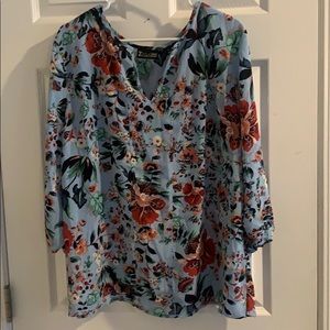 NY&Co 3/4 sleeve v-neck blouse XXL